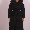 Longline puffer Black