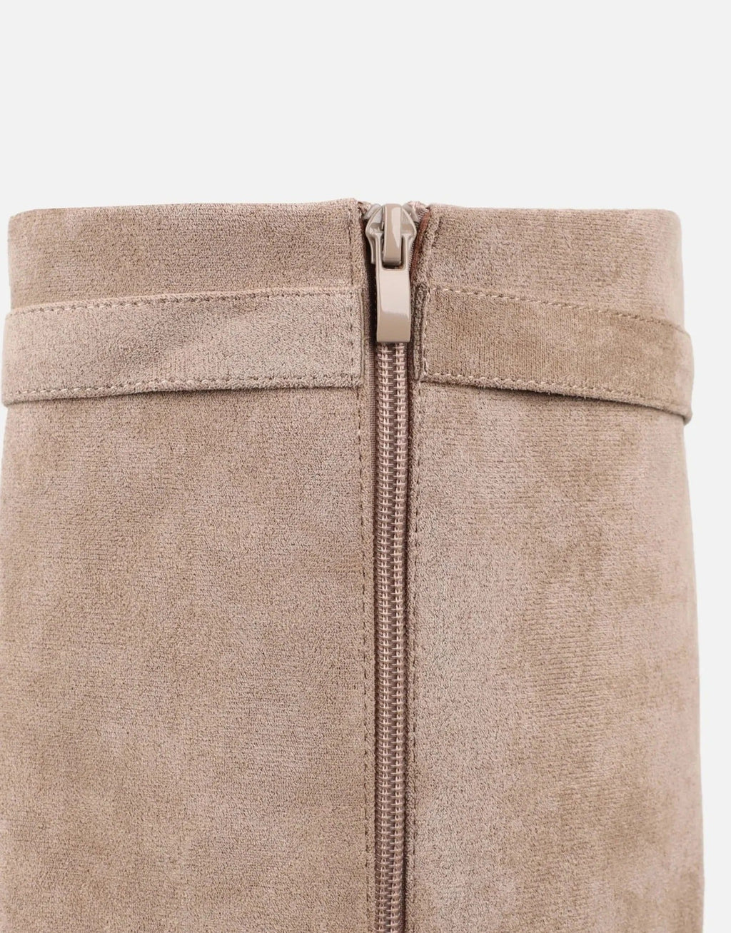 Suede High Knee Boots with Pointed Toe for Women